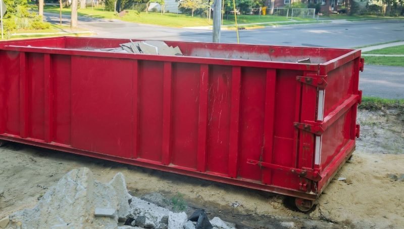 dumpster rental project in Portsmouth