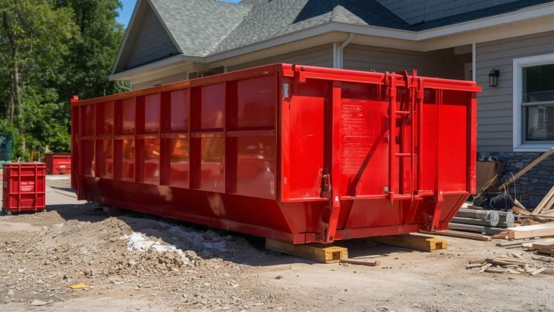 dumpster rental project in Portsmouth