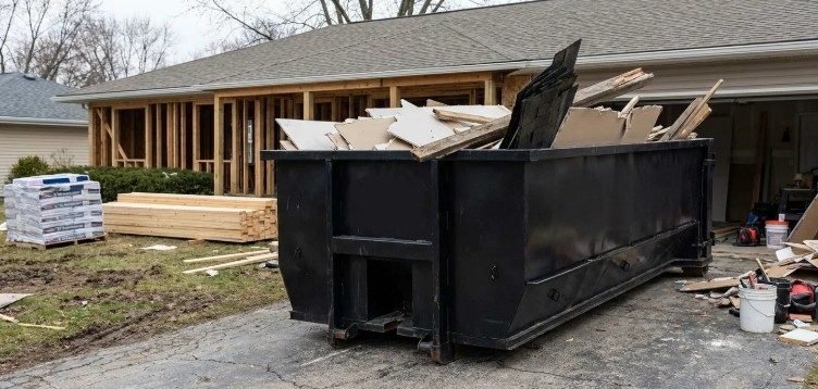 dumpster rental project in Portsmouth